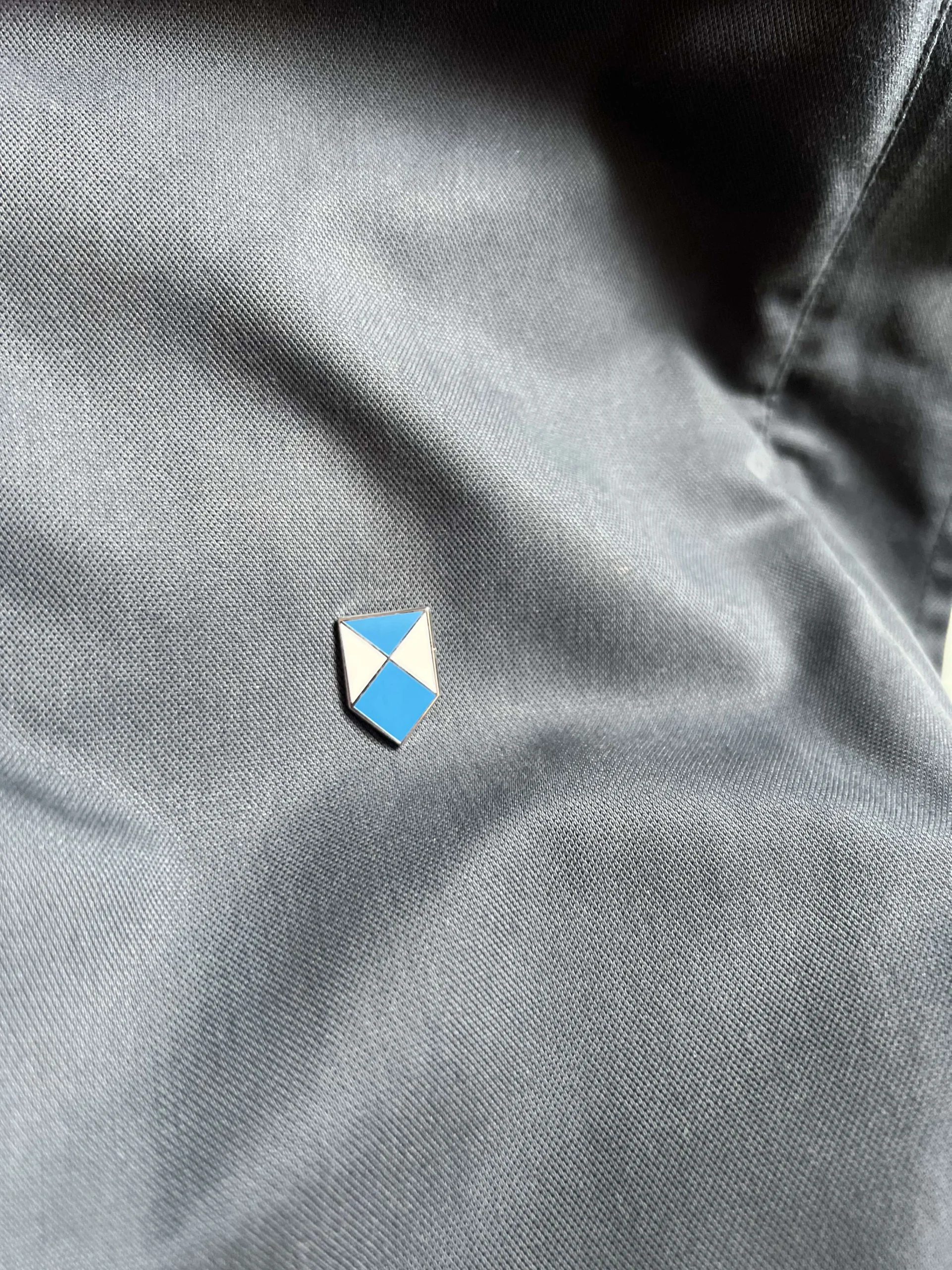 Blue Shield pin